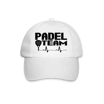 Padel Mannschaft - Baseballkappe - Weiß/Weiß - Vorne