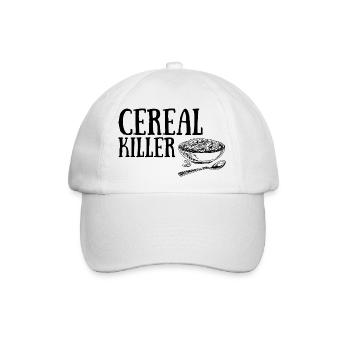 Cereal Killer - Baseballkappe - Weiß/Weiß - Vorne