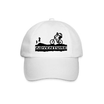 Adventure - Baseballkappe - Weiß/Weiß - Vorne