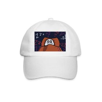 Sleepless - Baseballkappe - Weiß/Weiß - Vorne