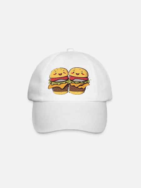 Hamburger Buddies - Baseballkappe - Weiß/Weiß