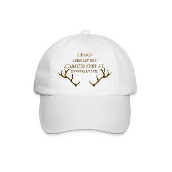 Die Jagd - Baseballkappe - Weiß/Weiß - Vorne