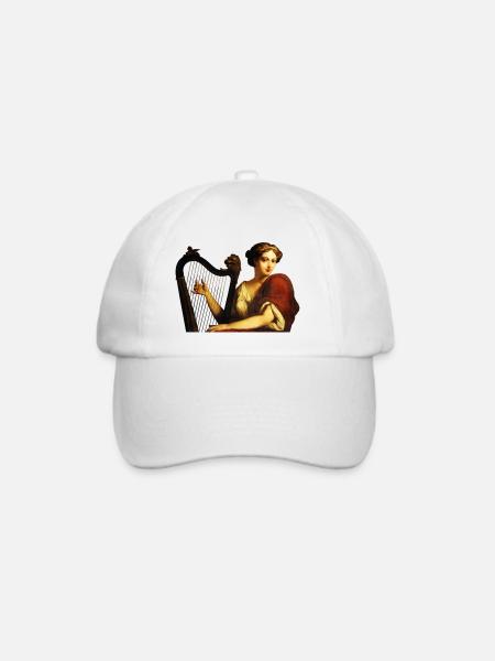 Kunst, Malerei, Musik - Baseballkappe - Weiß/Weiß