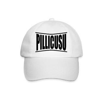 Sizilianisches sizilianisches pillicusu pingeliges T-Shirt - Baseballkappe - Weiß/Weiß - Vorne