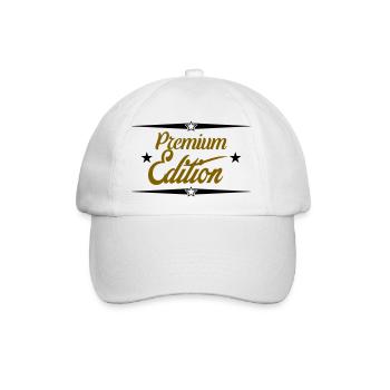 premium edition - Baseballkappe - Weiß/Weiß - Vorne