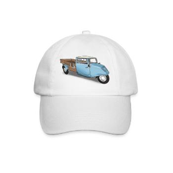 Oldtimer Tempo - Baseballkappe - Weiß/Weiß - Vorne
