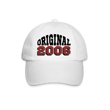 Ursprünglich: 2006 - Baseballkappe - Weiß/Weiß - Vorne