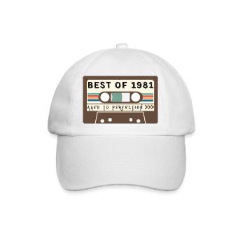 Das Beste von 1981 - Baseballkappe - Weiß/Weiß - Vorne