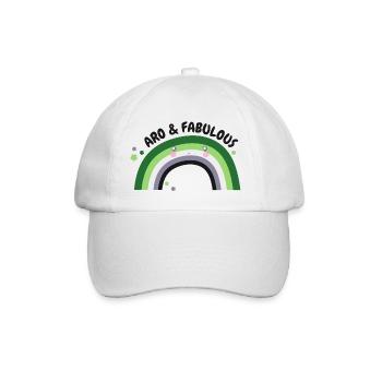 Aromantisch und fabelhaft - Baseballkappe - Weiß/Weiß - Vorne