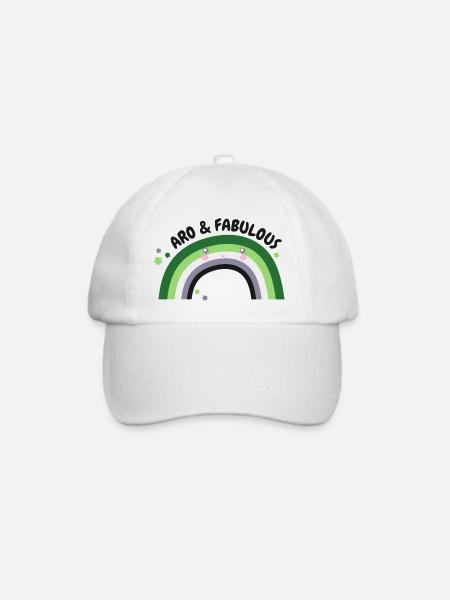 Aromantisch und fabelhaft - Baseballkappe - Weiß/Weiß