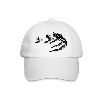 BMX - Baseballkappe - Weiß/Weiß - Vorne