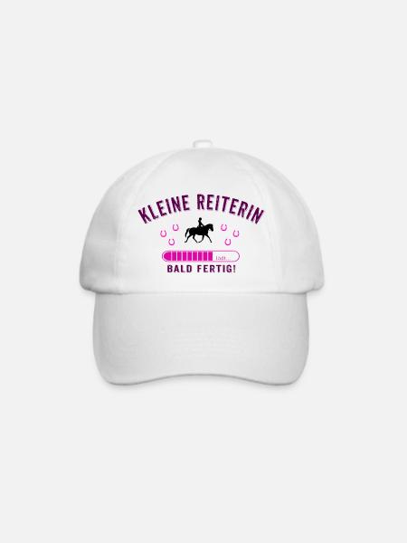 Reiterin - Baseballkappe - Weiß/Weiß
