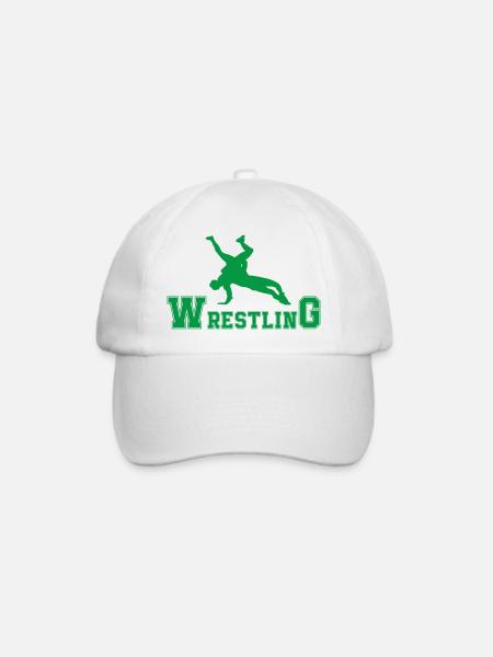 wrestling - Baseballkappe - Weiß/Weiß