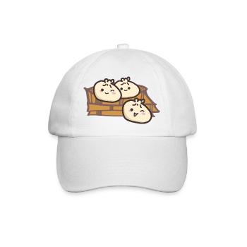 Süsse Asia Knödel - Baseballkappe - Weiß/Weiß - Vorne