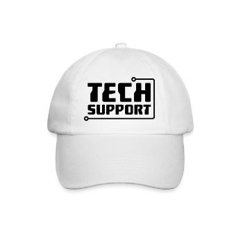 Technischer Support - Baseballkappe - Weiß/Weiß - Vorne
