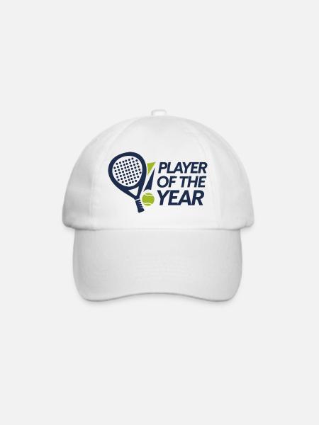 Player of the year 1 - Baseballkappe - Weiß/Weiß