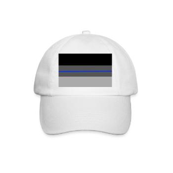 Shadow Deutschlandflagge blueline - Baseballkappe - Weiß/Weiß - Vorne