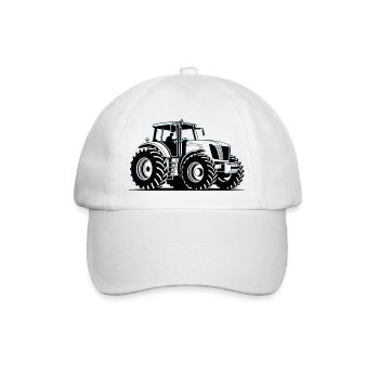 Traktor / Traktor / Traktor - Baseballkappe - Weiß/Weiß - Vorne