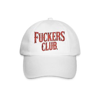 FUCKERS CLUB - Baseballkappe - Weiß/Weiß - Vorne