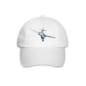 B-1B Lancer - Baseballkappe - Weiß/Weiß - Vorne