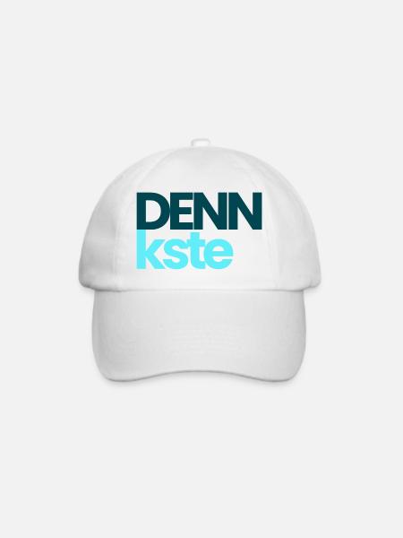 DENNkste Support Shirt - Baseballkappe - Weiß/Weiß