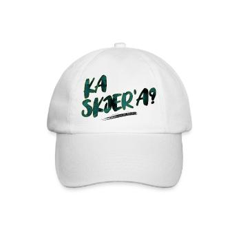 Wo ist die Sense? - Baseballkappe - Weiß/Weiß - Vorne