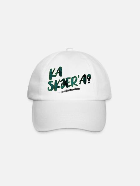 Wo ist die Sense? - Baseballkappe - Weiß/Weiß