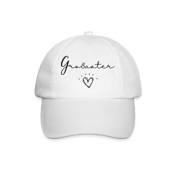 Großvater - Baseballkappe - Weiß/Weiß - Vorne
