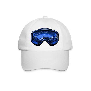 Skibrille Berge - Baseballkappe - Weiß/Weiß - Vorne