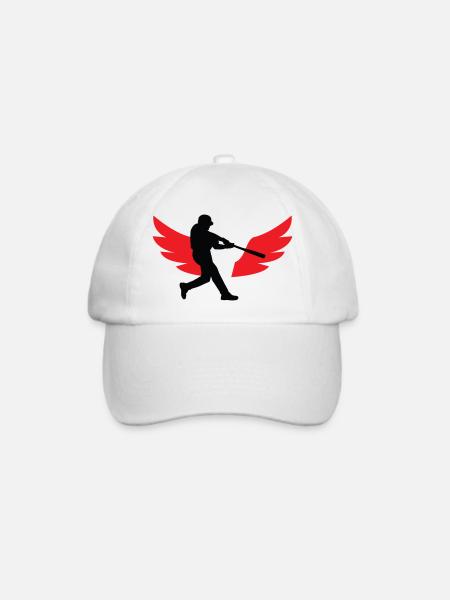 Baseball – Sport - Baseballkappe - Weiß/Weiß