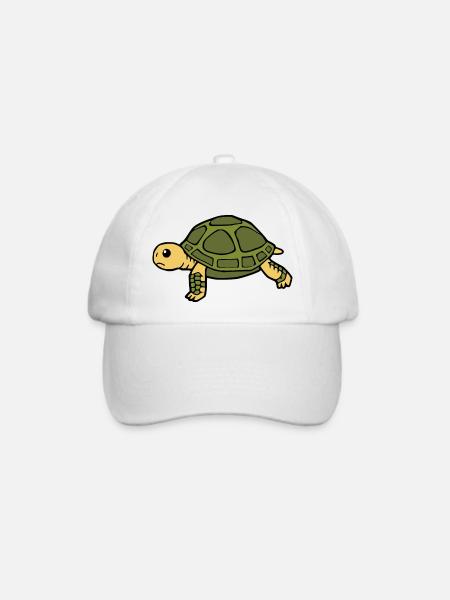Schildkröten Schildkröten - Baseballkappe - Weiß/Weiß