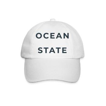 OCEAN STATE - Baseballkappe - Weiß/Weiß - Vorne
