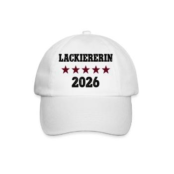 Lackiererin Beruf Abschluß Lehre Bestanden 2026 - Baseballkappe - Weiß/Weiß - Vorne