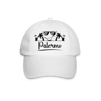 Palermo - Baseballkappe - Weiß/Weiß - Vorne