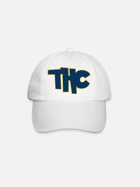 THC - Baseballkappe - Weiß/Weiß