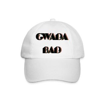 gwada_bad - Baseballkappe - Weiß/Weiß - Vorne