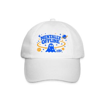 MENTALLY OFFLINE - Baseballkappe - Weiß/Weiß - Vorne