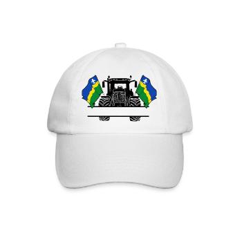 Flevoland_Tractor_Custom_Edition - Baseballkappe - Weiß/Weiß - Vorne