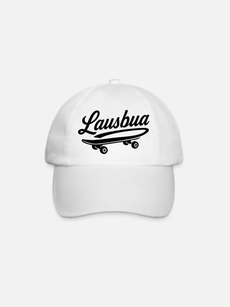Lausbua - Baseballkappe - Weiß/Weiß