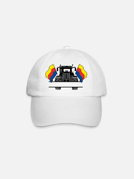 Nord Holland_Tractor_Custom_Edition - Baseballkappe - Weiß/Weiß