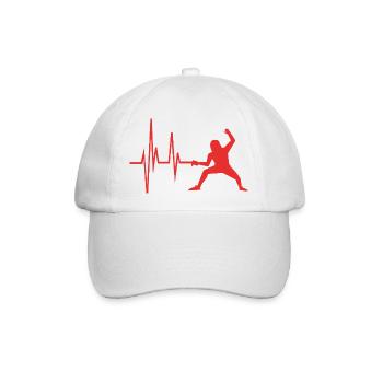 Fechten - Baseballkappe - Weiß/Weiß - Vorne