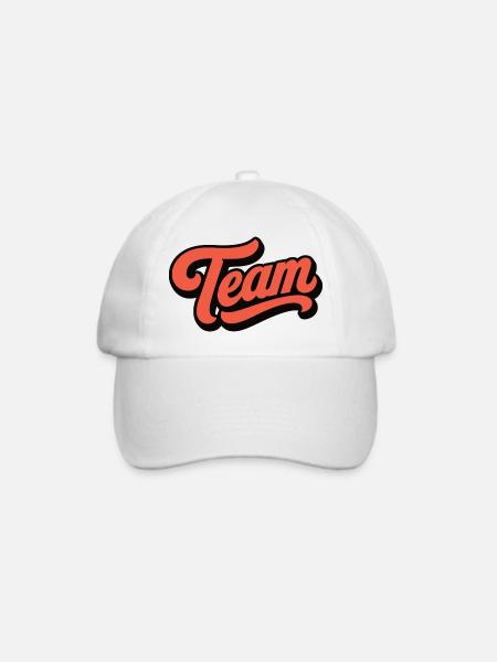 Team - Baseballkappe - Weiß/Weiß