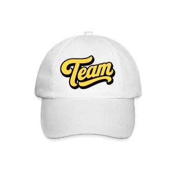 Team - Baseballkappe - Weiß/Weiß - Vorne