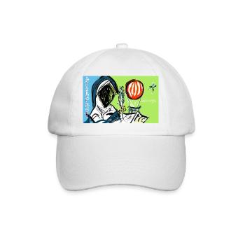Anonymus der Geschichtenerzähler - Baseballkappe - Weiß/Weiß - Vorne