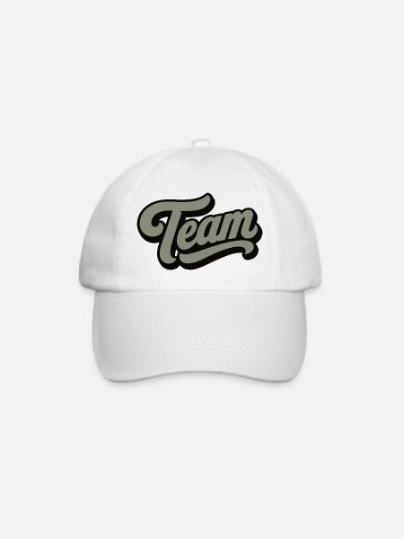 Team - Baseballkappe - Weiß/Weiß