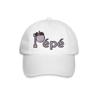 Bouliste Pépé Frankreich - Baseballkappe - Weiß/Weiß - Vorne