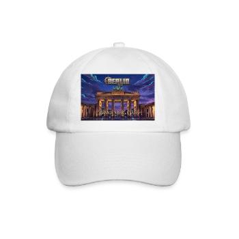 Brandenburger Tor - Baseballkappe - Weiß/Weiß - Vorne