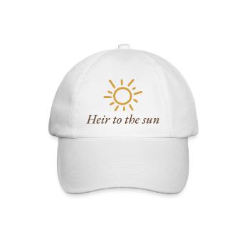 Erbe der Sonne. Erbe der Sonne - Baseballkappe - Weiß/Weiß - Vorne