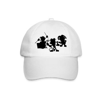 Band - Baseballkappe - Weiß/Weiß - Vorne