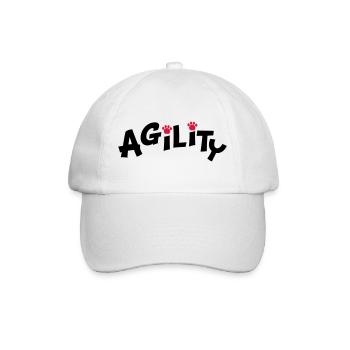 agility - Baseballkappe - Weiß/Weiß - Vorne
